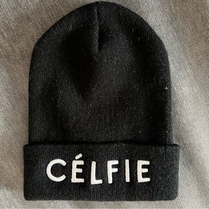 Celfie Black & White Beanie